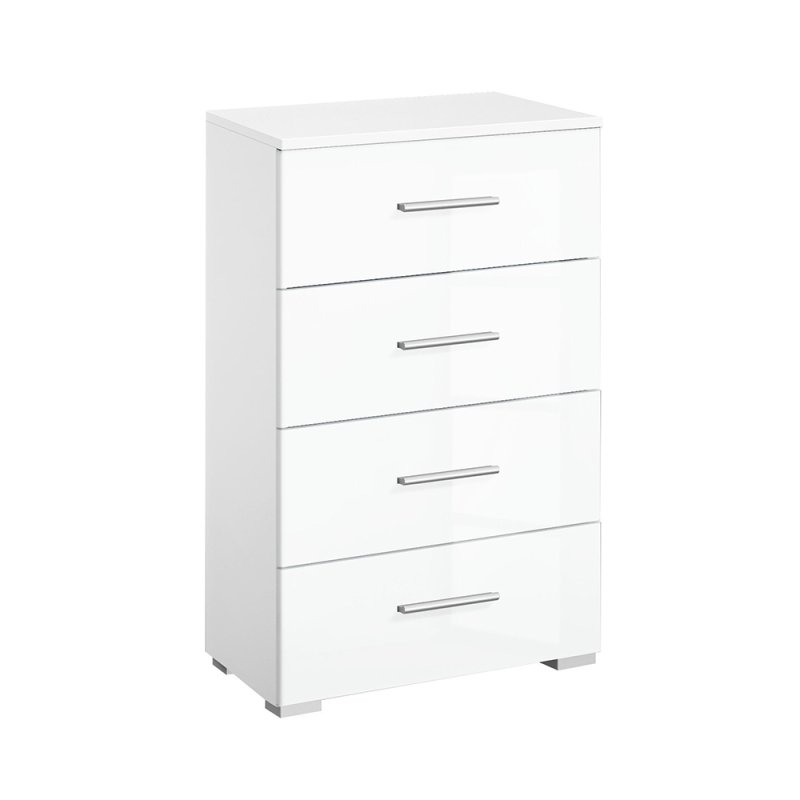 laguna 4 drawer chest white