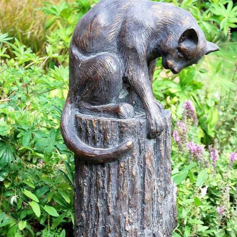 Cat and Mouse - Garden Sculpture
