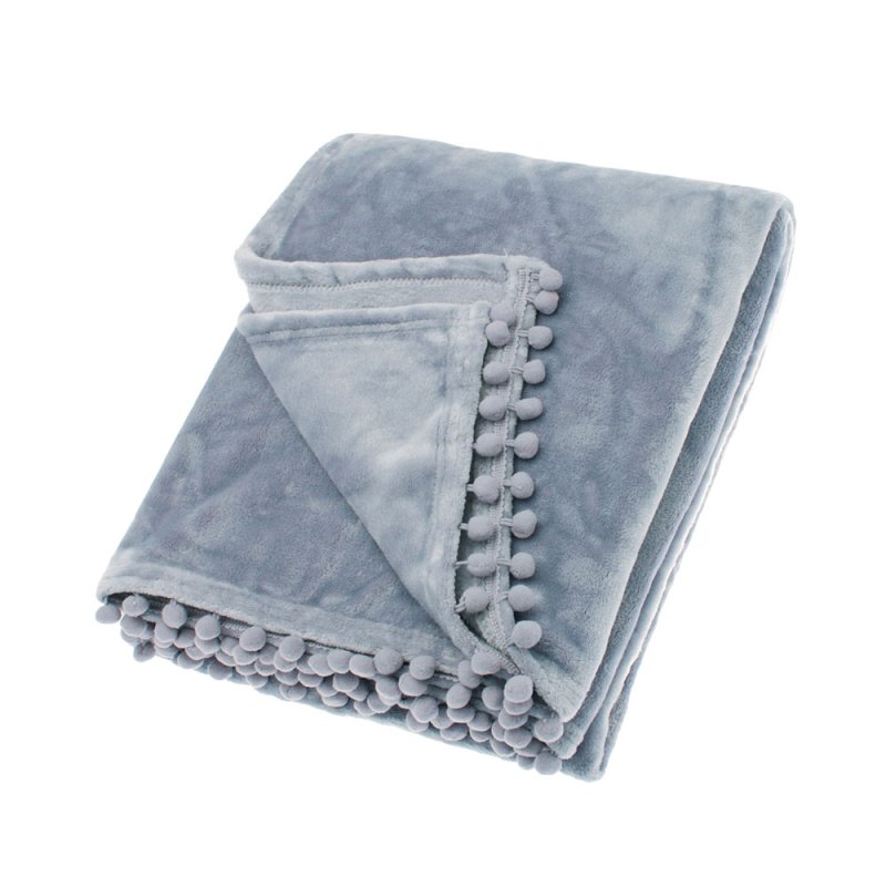 Cashmere Touch Throw 130cm x 170cm Periwinkle
