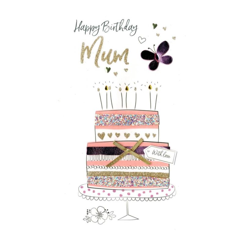 Mum - Cake Birthday Card