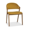 Christopher Rustic Oak Dining Chair Mustard