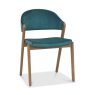 Christopher Rustic Oak Dining Chair Azure