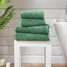 TUSCANY FACE TOWEL 2 PACK GREEN