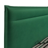 Hadleigh Upholstered Storage Ottoman Green Velvet