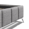 Newton Upholstered Bed Frame Dark Grey Linen 