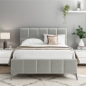Newton Upholstered Bed Frame Grey Linen  