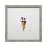 Ice Cream Cone Hand foiled Framed Picture
