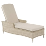 Brancaster Lounger with Season Proof Cushions - Sandstone