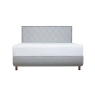 Tempur Arc Static Disc Bed Frame With Quilted Headboard