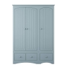 Solar Large Triple Wardrobe with 3 Drawers
