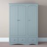 Solar Large Triple Wardrobe with 3 Drawers