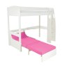 Stompa Duo Uno S Highsleeper Including Desk And Chair Bed Pink