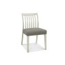 Burnham Low Slat Back Grey Washed Oak & Soft Grey Chair - Titanium