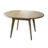 Stefan Compact Round Extending Dining Table Extended