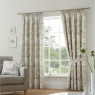 Eve Pencil Headed Curtains Lined Natural 
