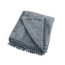 Cashmere Touch Throw 130cm x 170cm Charcoal