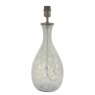 Denis Large White & Grey Table Lamp With Mink Shade