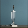 Laura Ashley Carson Polished Nickel  & Crystal Table Lamp Medium