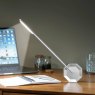 Octagon Desk Lamp Silver Grey