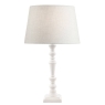 Laura Ashley Tate Wooden Floor Lamp Off White - Base Only