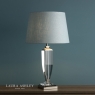 Laura Ashley Carson Polished Nickel  & Crystal Table Lamp