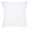 Bedeck 600 Count Square Pillowcase White