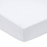 Bedeck Pima 200 Count Fitted Sheet White