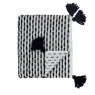 Helena Springfield Woven Throw Soft White Charcoal 130 x 150cm