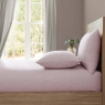 Lazy Linen 36cm Extra Deep Ftd Sheet Mellow Pink