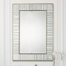 Laura Ashley Clemence Large Rectangle Gold Leaf Mirror 120 x 88cm