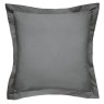 Bedeck 600 Count Square Pillowcase Grey