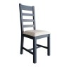 Harleston Slatted Dining Chair Natural Check