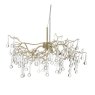 Laura Ashley Willow 3-Light Pendant Champagne with Crystal Droplets