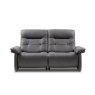 Mary Upholstered Arm 2 Seater Leather Front