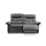 Mary Upholstered Arm 2 Seater Leather LHF Recline