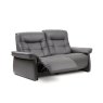 Mary Upholstered Arm 2 Seater Leather RHF Recline