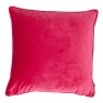 Luxe 43cm Velvet Piped Cushion Fuschia