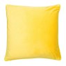 Luxe 43cm Velvet Piped Cushion Mustard