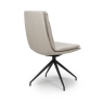 Milden Nobo Swivel Dining Chair Taupe Behind