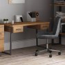 Fuji Des With Drawers Oak Lifestyle