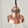 Hoxne Pendant Ceiling Light Aged Copper