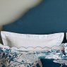 Sanderson Crane & Frog Embroidered Pillowcase White & Blue