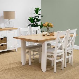 Elveden Dining Collection White