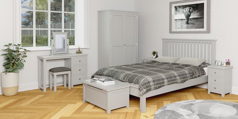 Hamilton grey bedroom furniture collection