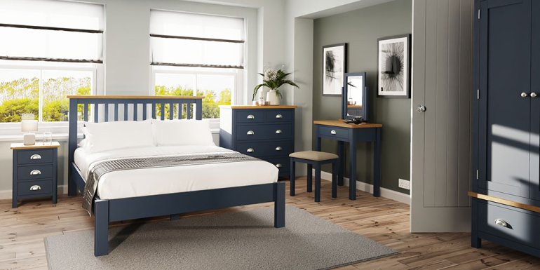 Rendham midnight bedroom furniture collection