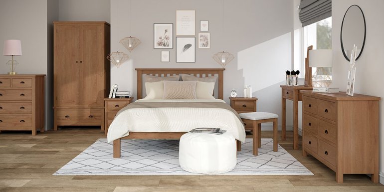 Rendham oak bedroom furniture collection
