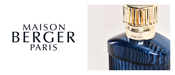 Midnight Blue Molecule Lamp Berger Gift Pack - Maison Berger Paris