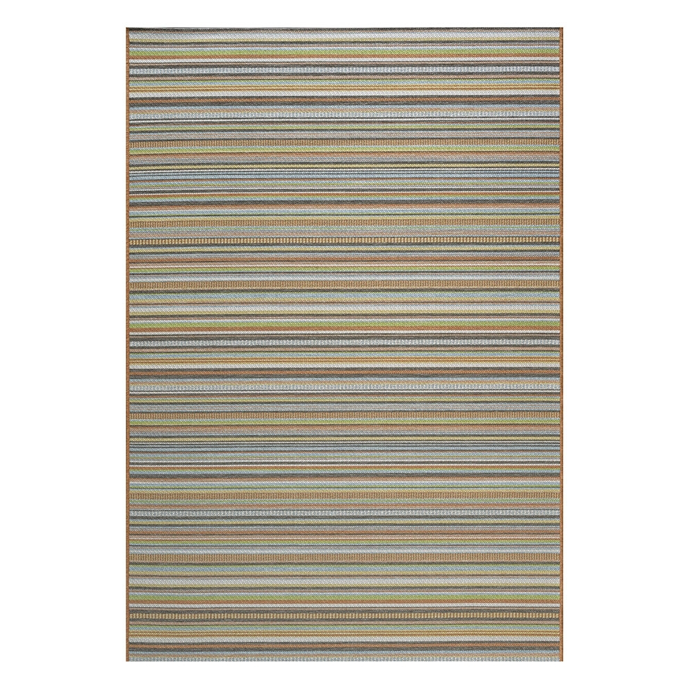 Brigton Orange Stripe Rug - Glasswells