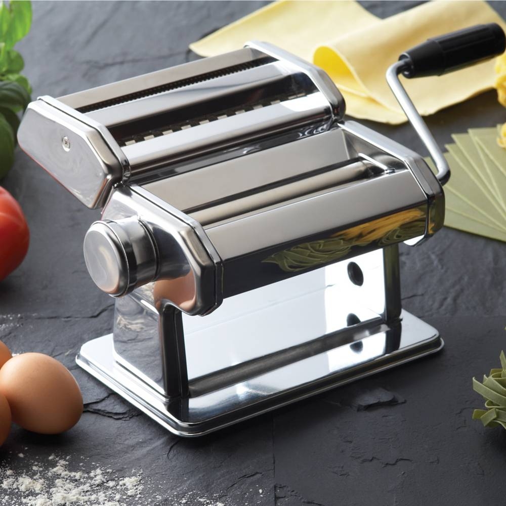 World Of Flavours Pasta Machine Stainless Steel Glasswells