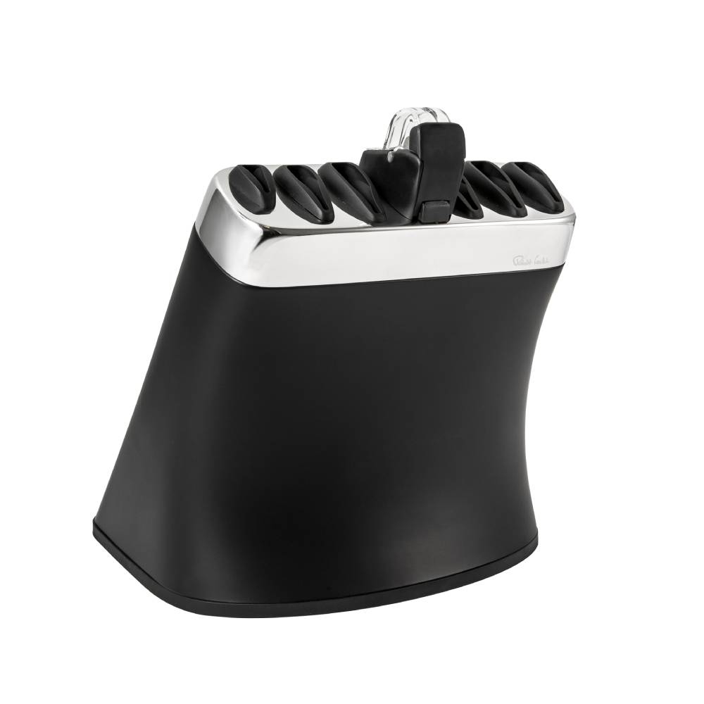 Robert Welch Signature Knife Block with Sharpener Glasswells